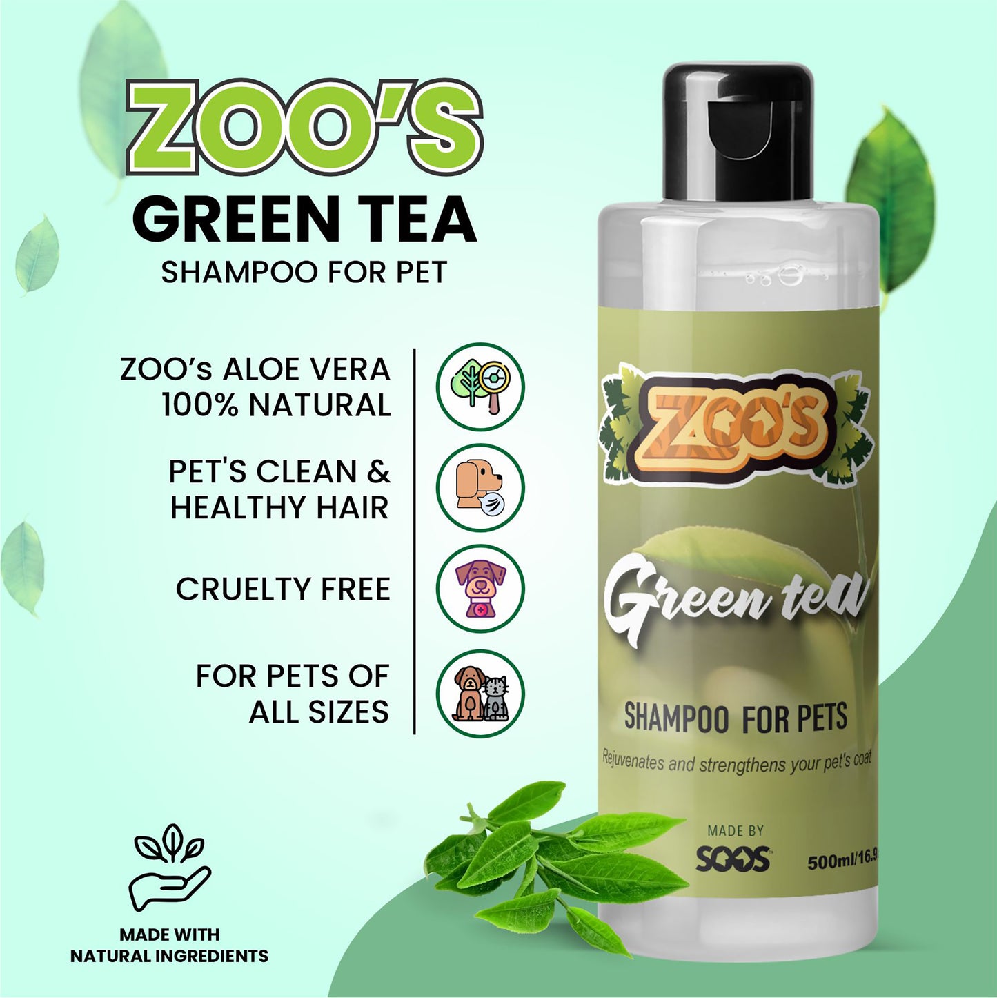 Zoo's Green Tea Pet Shampoo