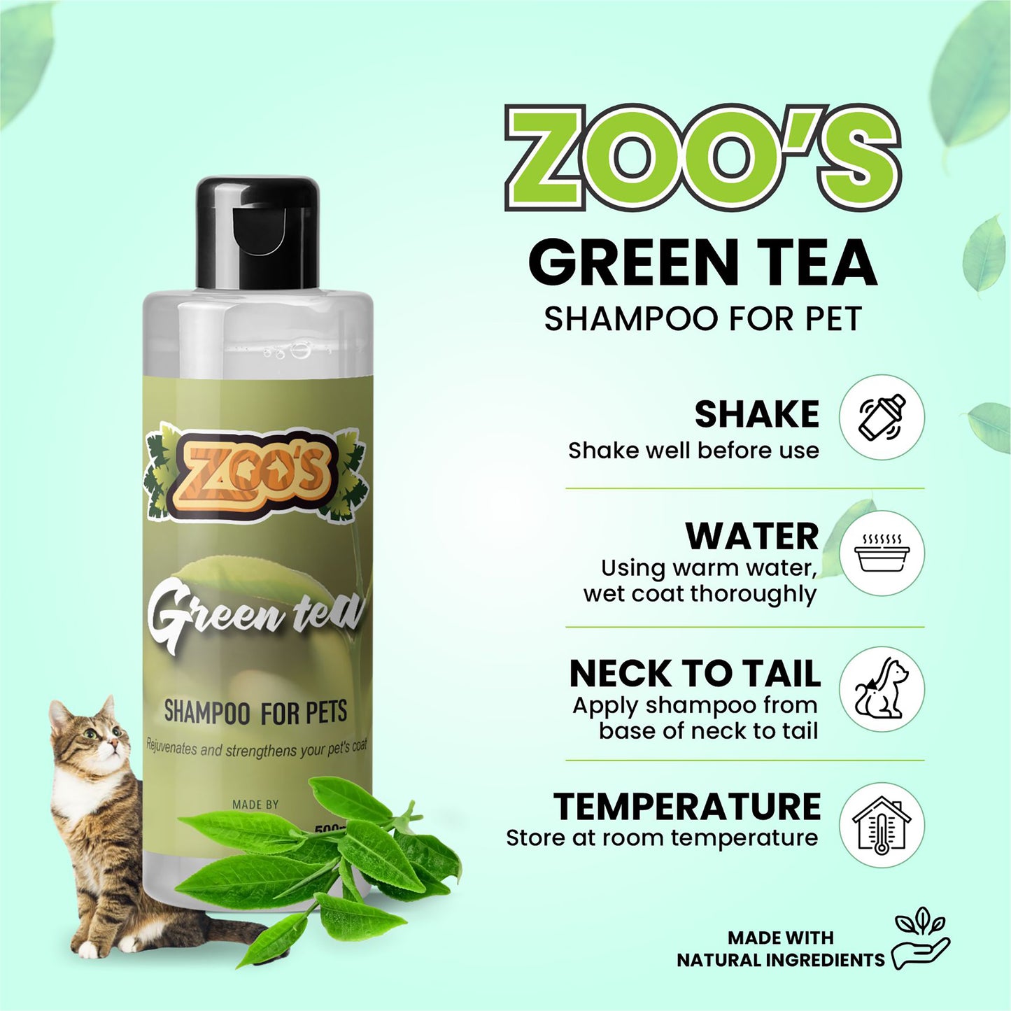 Zoo's Green Tea Pet Shampoo