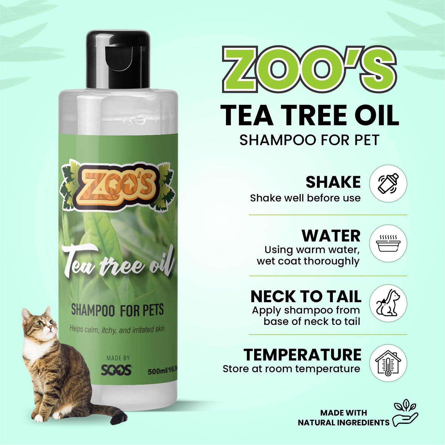 Zoo's Tea Tree Oil Dog Shampoo