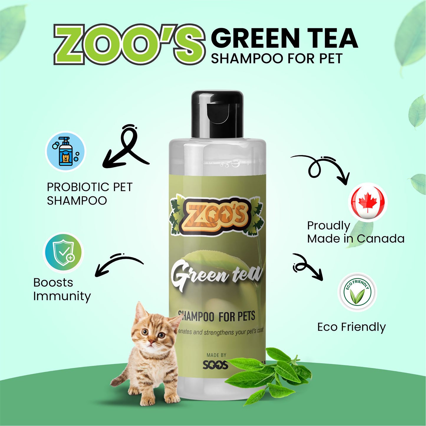 Zoo's Green Tea Pet Shampoo