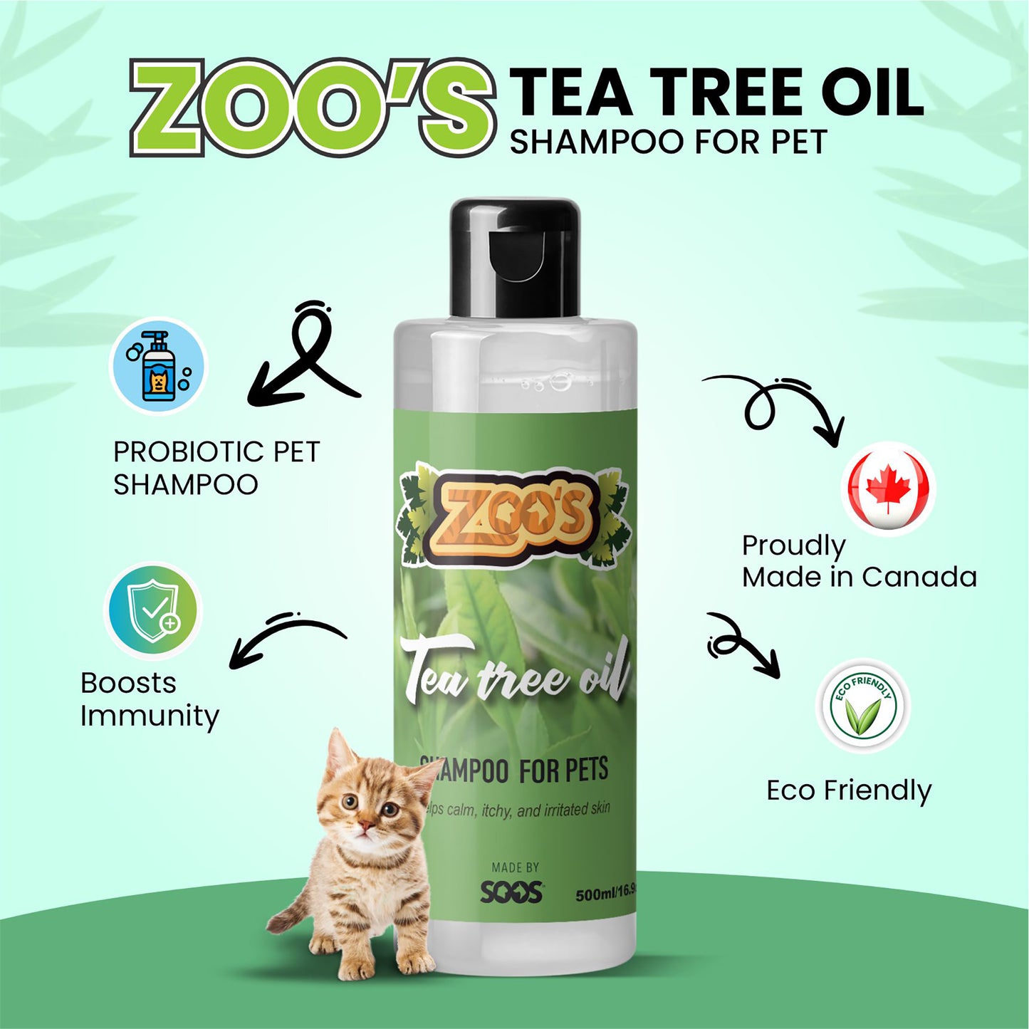 Zoo's Tea Tree Oil Dog Shampoo