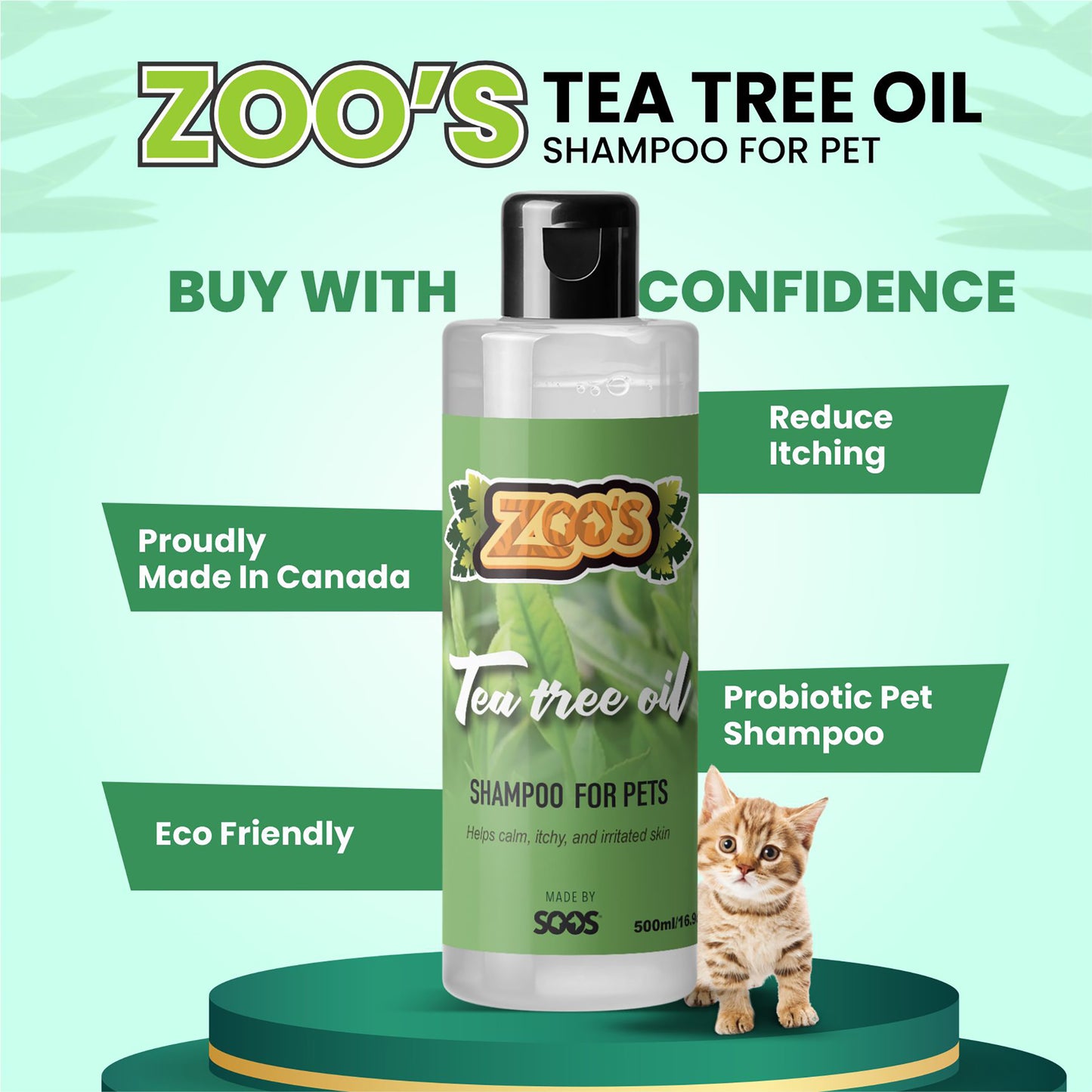 Zoo's Tea Tree Oil Dog Shampoo