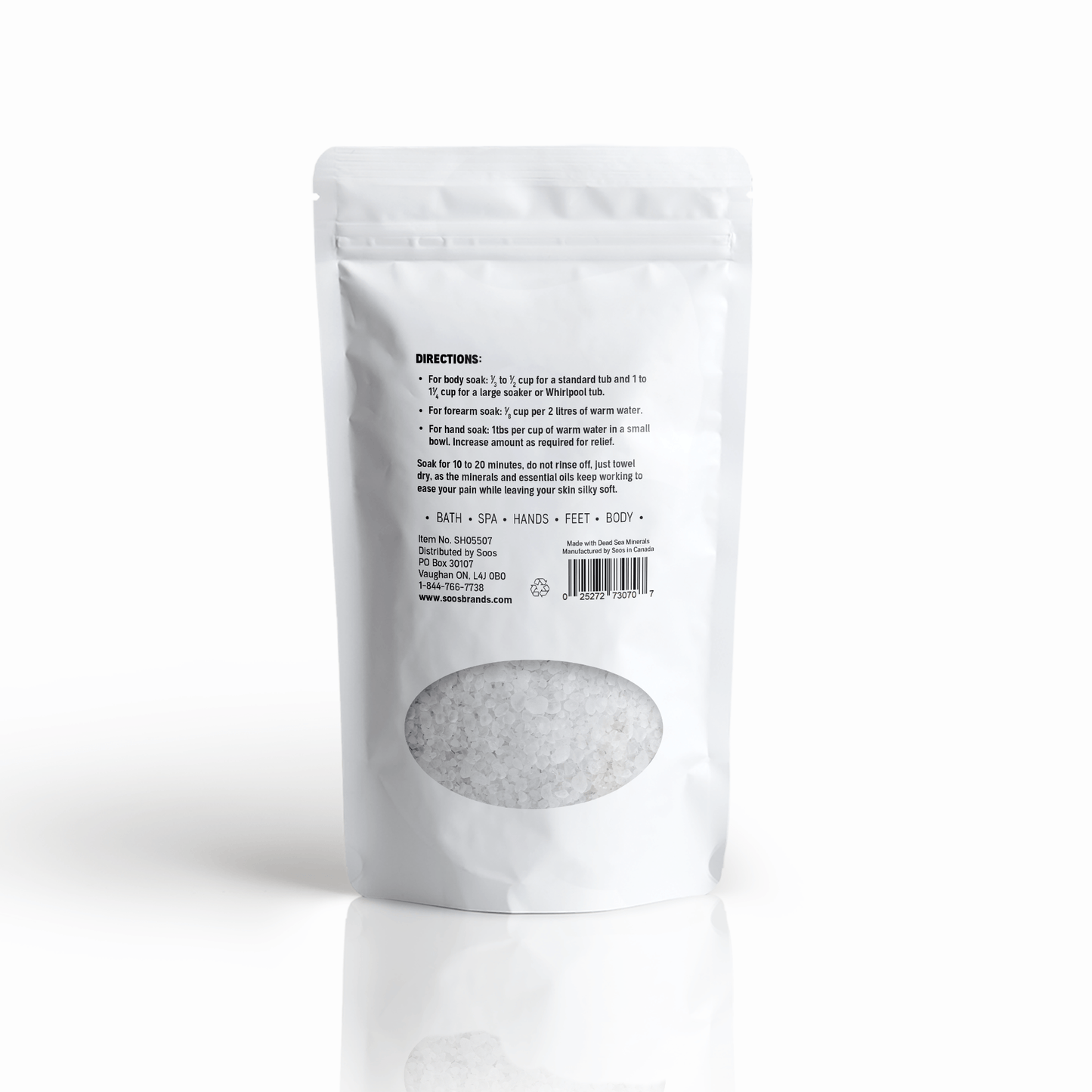 Dead Sea Salt Spa Treatment at Home - Soos Pets
