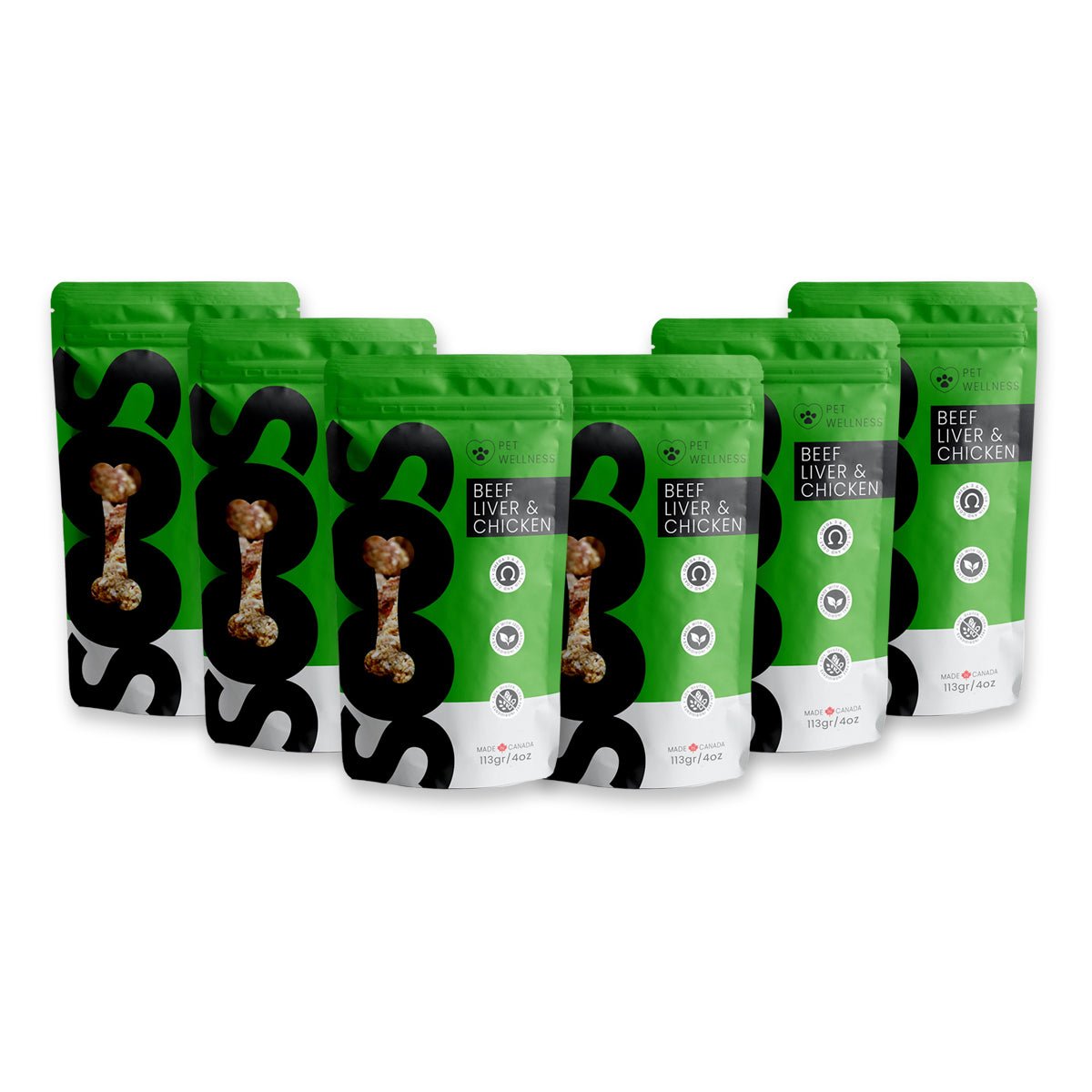 Soos Pets Beef Liver & Chicken Wellness Treats - Soos Pets