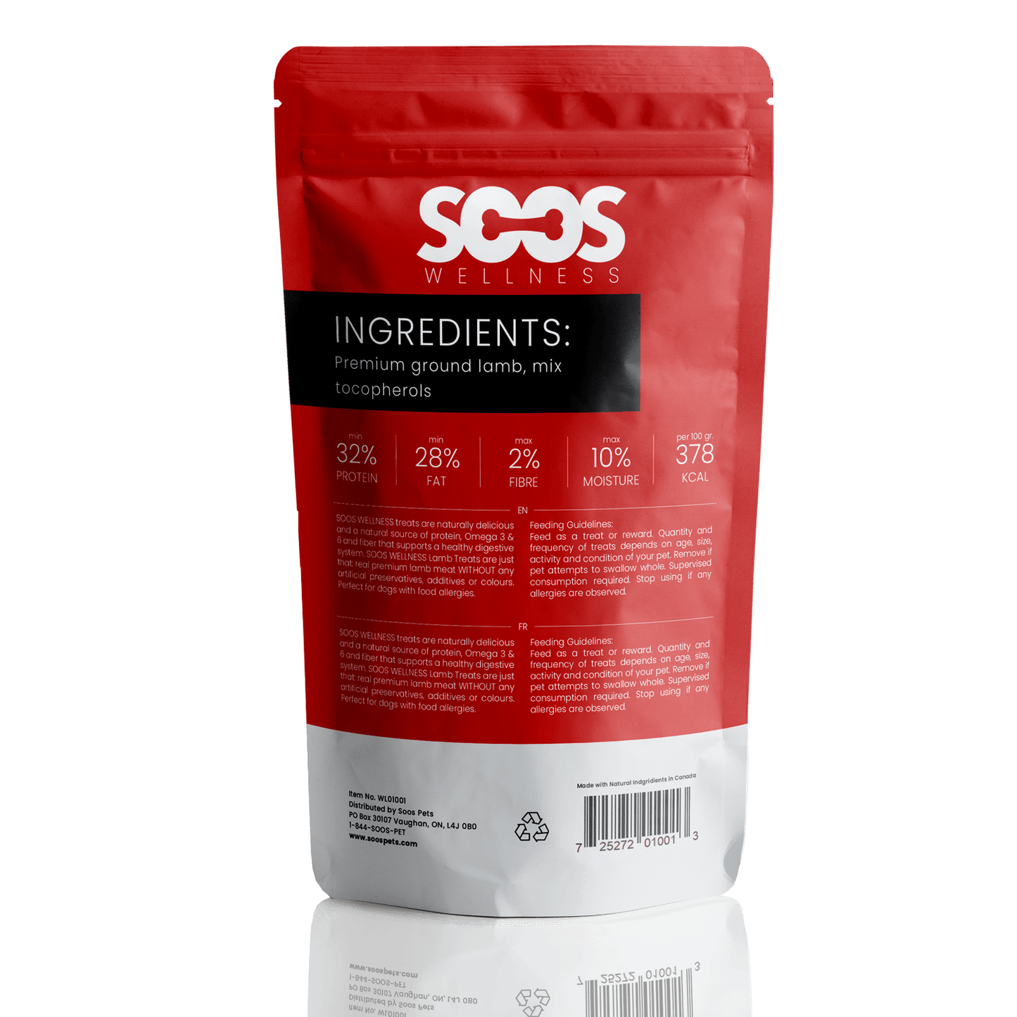 Soos Pets Lamb Wellness Treats - Soos Pets
