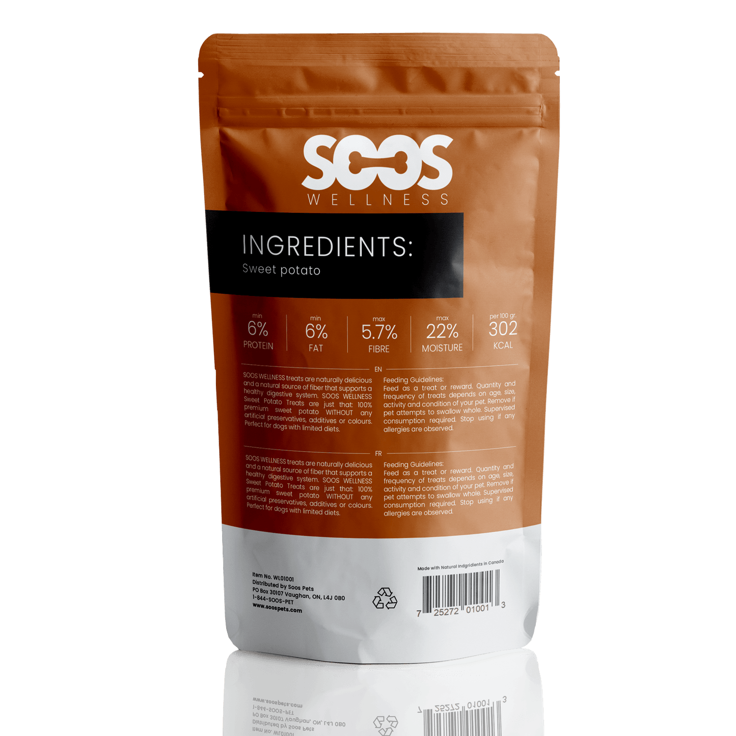 Soos Pets Sweet Potato Wellness Treats - Soos Pets