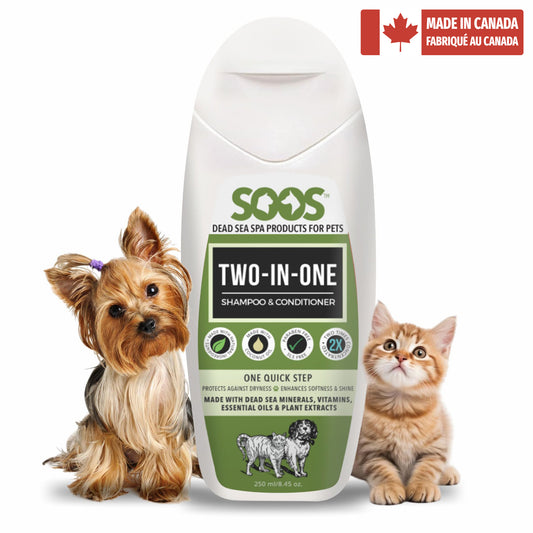 Natural Dead Sea Two-In-One Pet Shampoo & Conditioner For Dogs & Cats