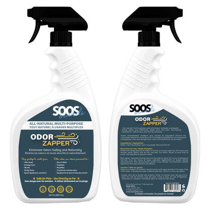 Soos Odor Zapper - All Natural Multi-Purpose Odor Eliminator
