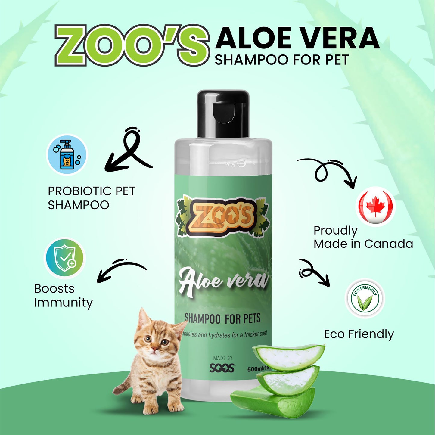 Zoo's Aloe Vera Pet Shampoo