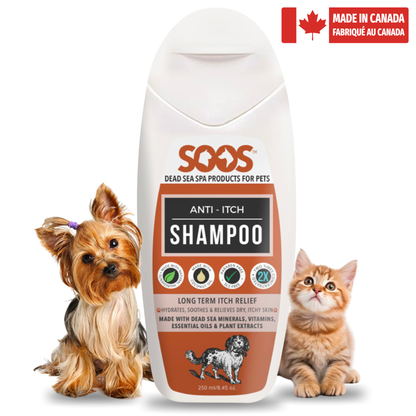 Natural Dead Sea Anti-Itch Pet Shampoo For Dogs & Cats