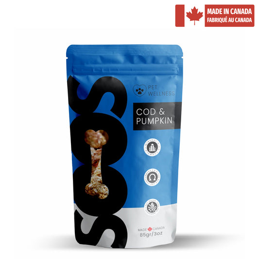 Soos Pets Cod & Pumpkin Wellness Treats