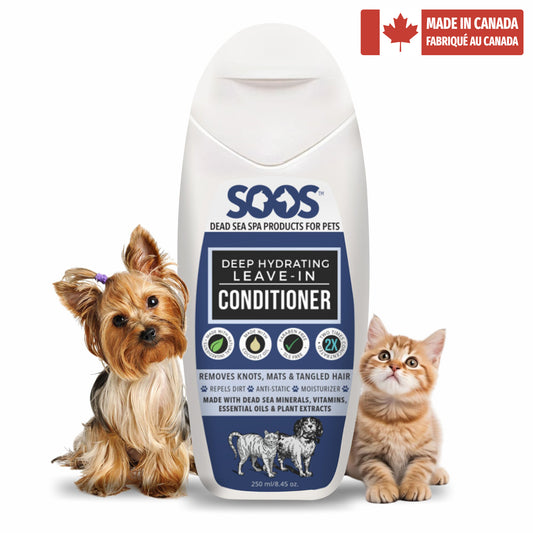 Natural Dead Sea Deep Hydrating Leave-In Pet Conditioner: Dogs & Cats