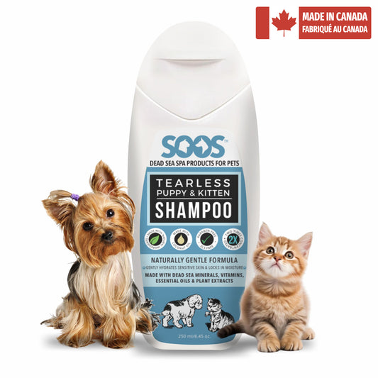 Natural Dead Sea Tearless Puppy & Kitten Pet Shampoo