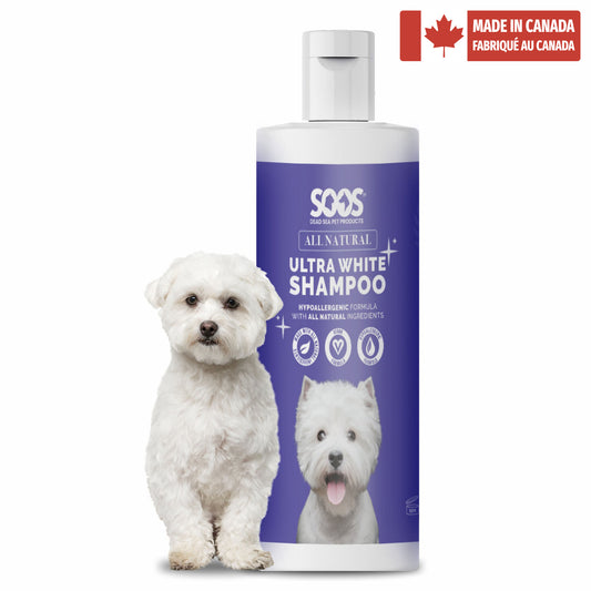 All Natural Ultra White Hypoallergenic Shampoo For Dogs And Cats