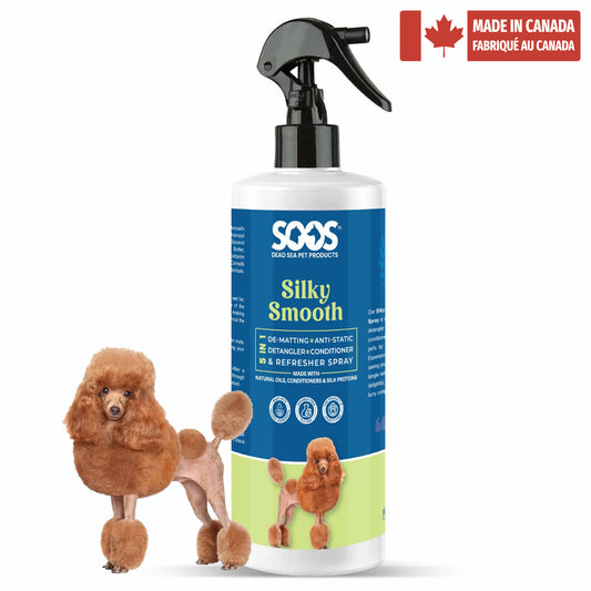 Silky Smooth 5-in-1 Leave-on Conditioning Spray for Dogs and Cats by Soos Pets