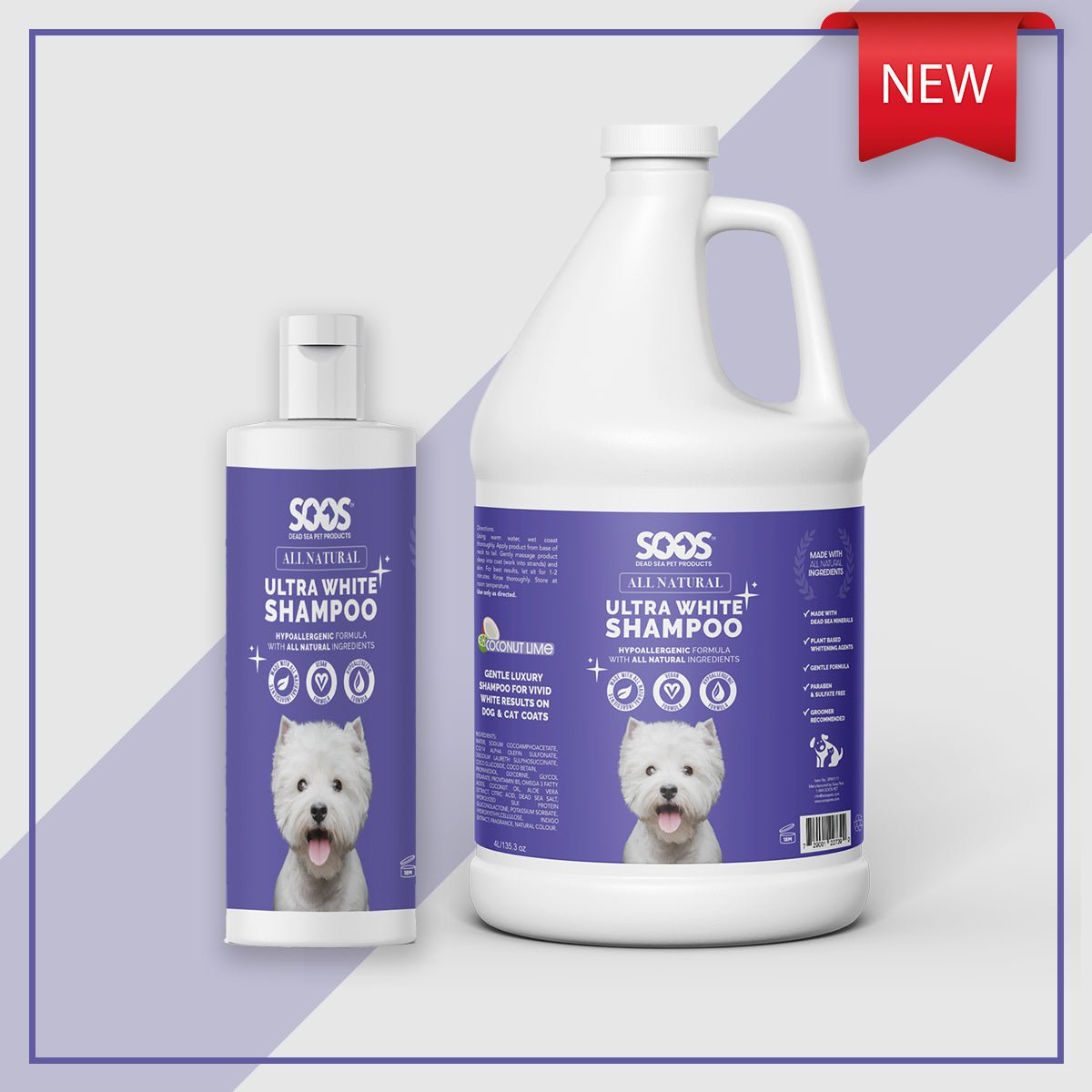 Scapoo Dog Natural whitening Shampoo for Dogs & Cats – Soos Pets