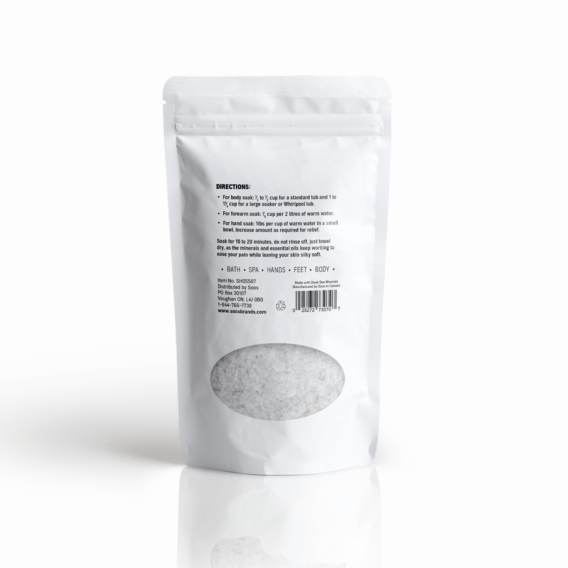Dead Sea Salt Spa Treatment at Home - Soos Pets