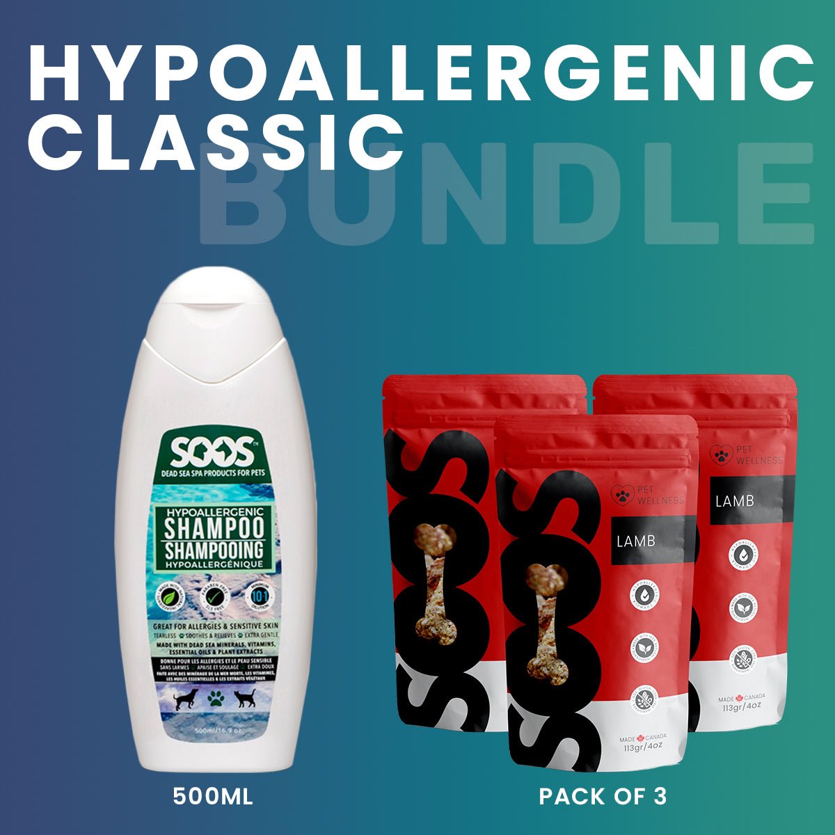 Hypoallergenic Bundle for Dog & Cat - Soos Pets