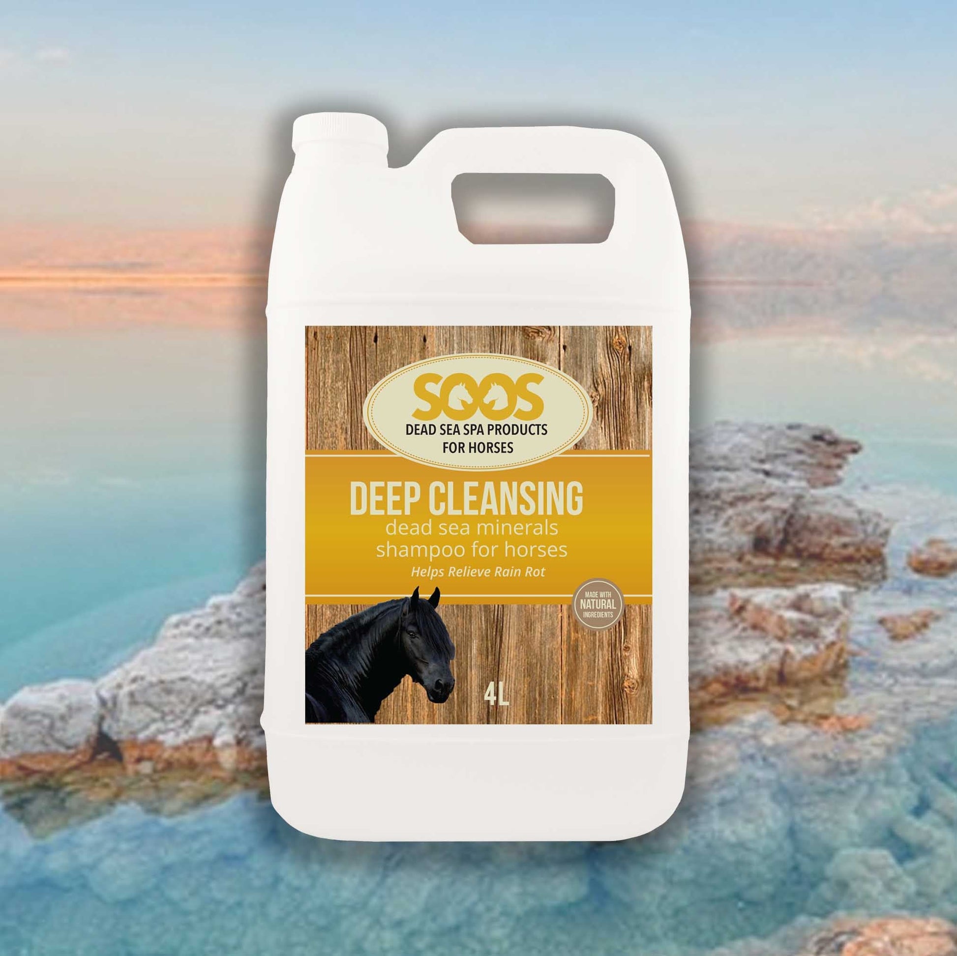 Soos Deep Cleansing Dead Sea Minerals Shampoo For Horses - Soos Pets