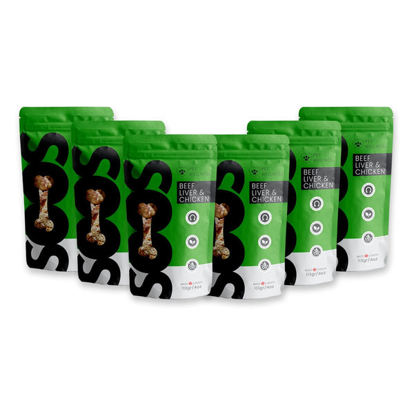 Soos Pets Beef Liver & Chicken Wellness Treats - Soos Pets