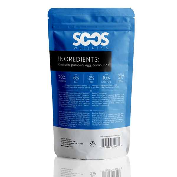 Soos Pets Cod & Pumpkin Wellness Treats - Soos Pets