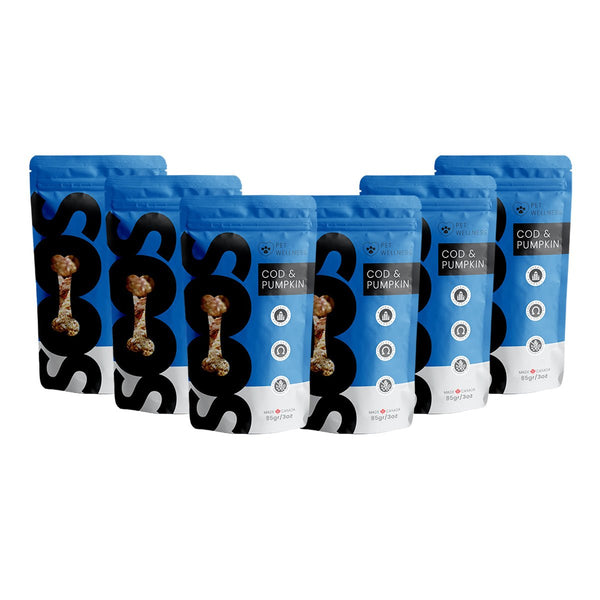 Soos Pets Cod & Pumpkin Wellness Treats - Soos Pets