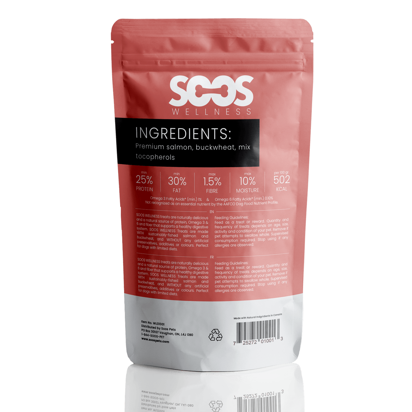 Soos Pets Salmon Wellness Treats - Soos Pets