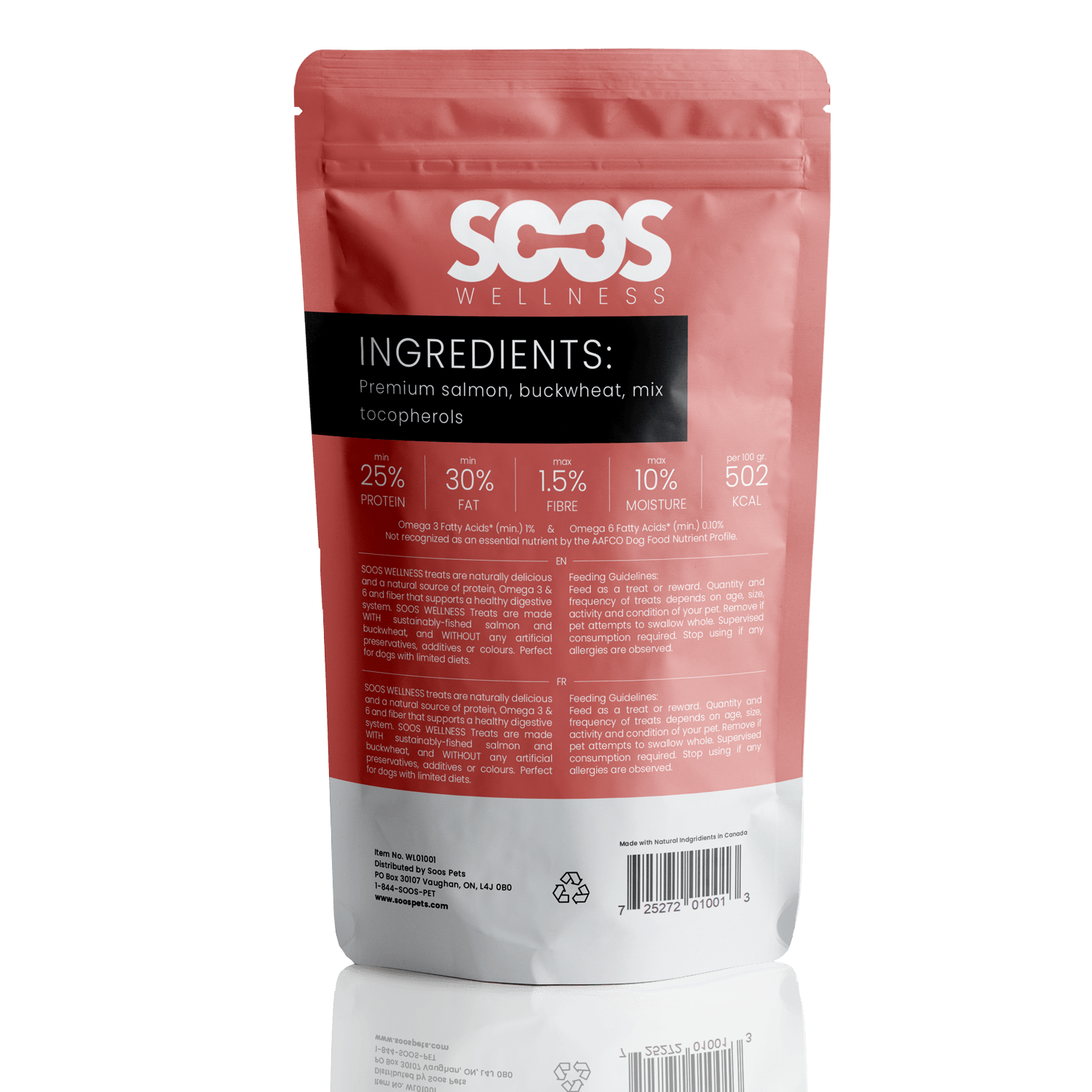 Soos Pets Salmon Wellness Treats - Soos Pets