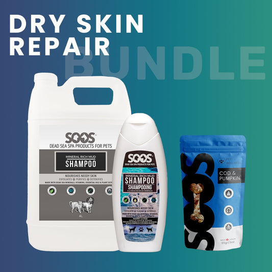 Soos Wellness Dry Skin Repair Bundle for Dog & Cat - Soos Pets