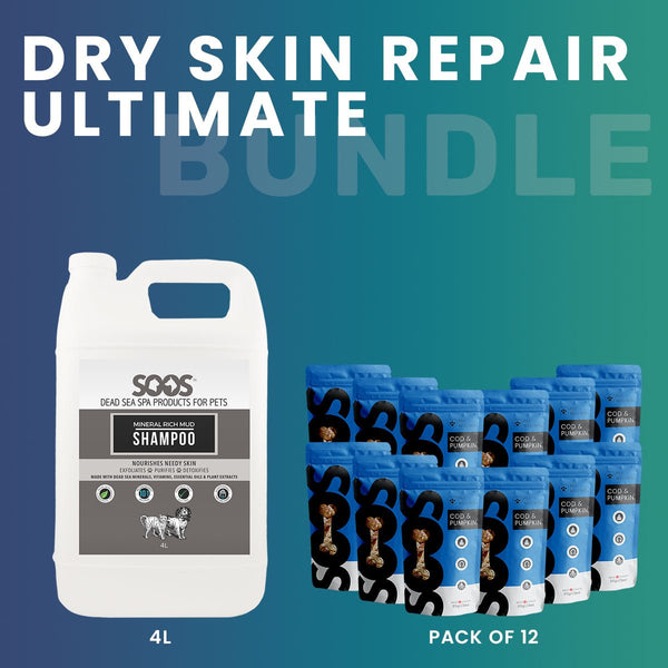 Soos Wellness Dry Skin Repair Bundle for Dog & Cat - Soos Pets