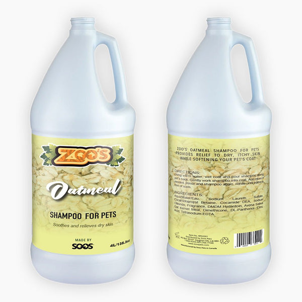 Zoo's Oatmeal Pet Shampoo - Soos Pets